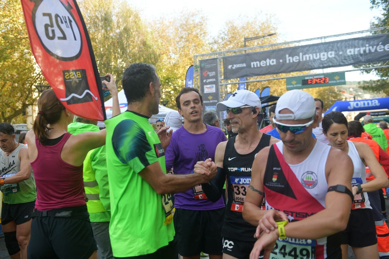Las imágenes de la llegada a meta en el Boulevard de San Sebastián