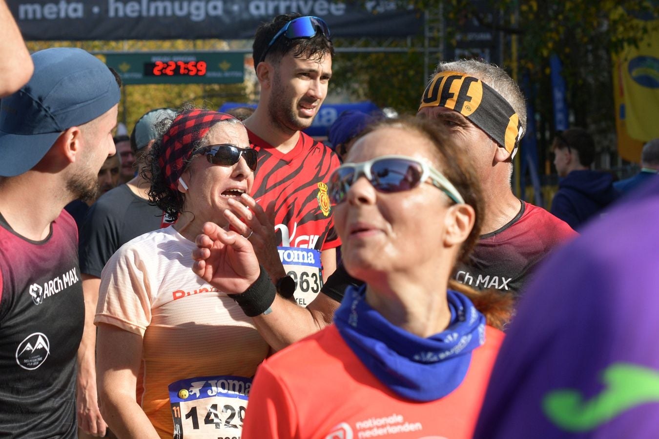 Las imágenes de la llegada a meta en el Boulevard de San Sebastián