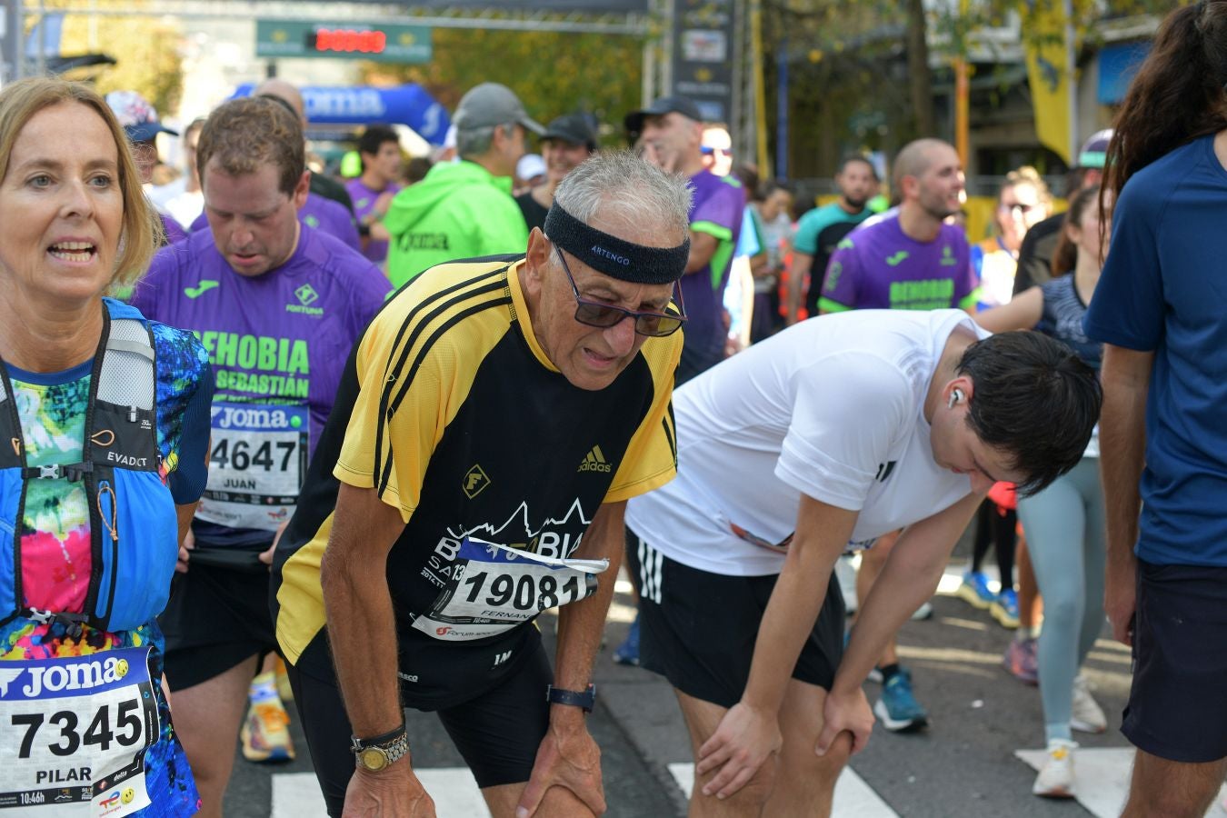 Las imágenes de la llegada a meta en el Boulevard de San Sebastián