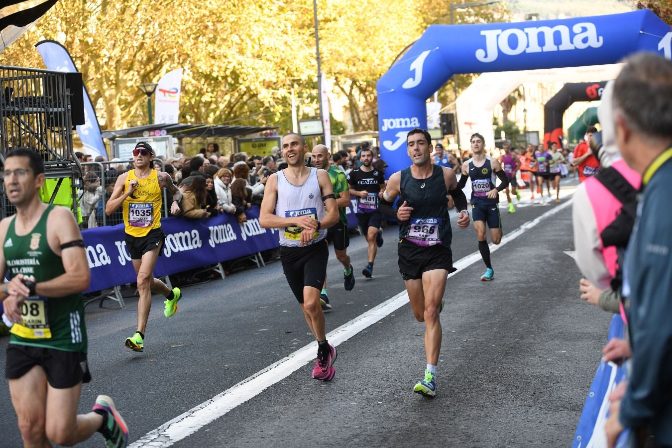 Las imágenes de la llegada a meta en el Boulevard de San Sebastián