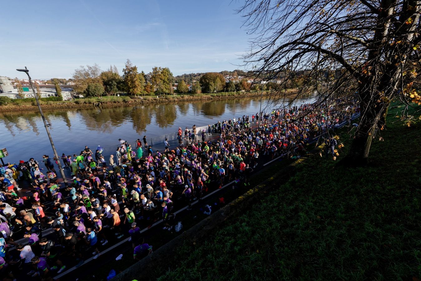 El paso de los corredores por Irun, en imágenes