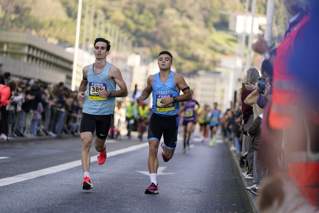 La Behobia - San Sebastián, a su paso por el Kursaal donostiarra