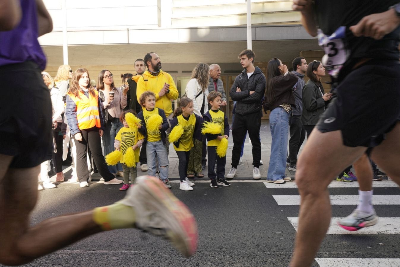La Behobia - San Sebastián, a su paso por el Kursaal donostiarra