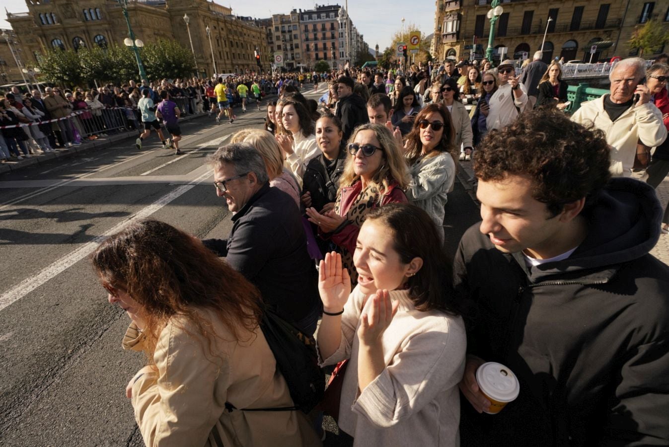 La Behobia - San Sebastián, a su paso por el Kursaal donostiarra