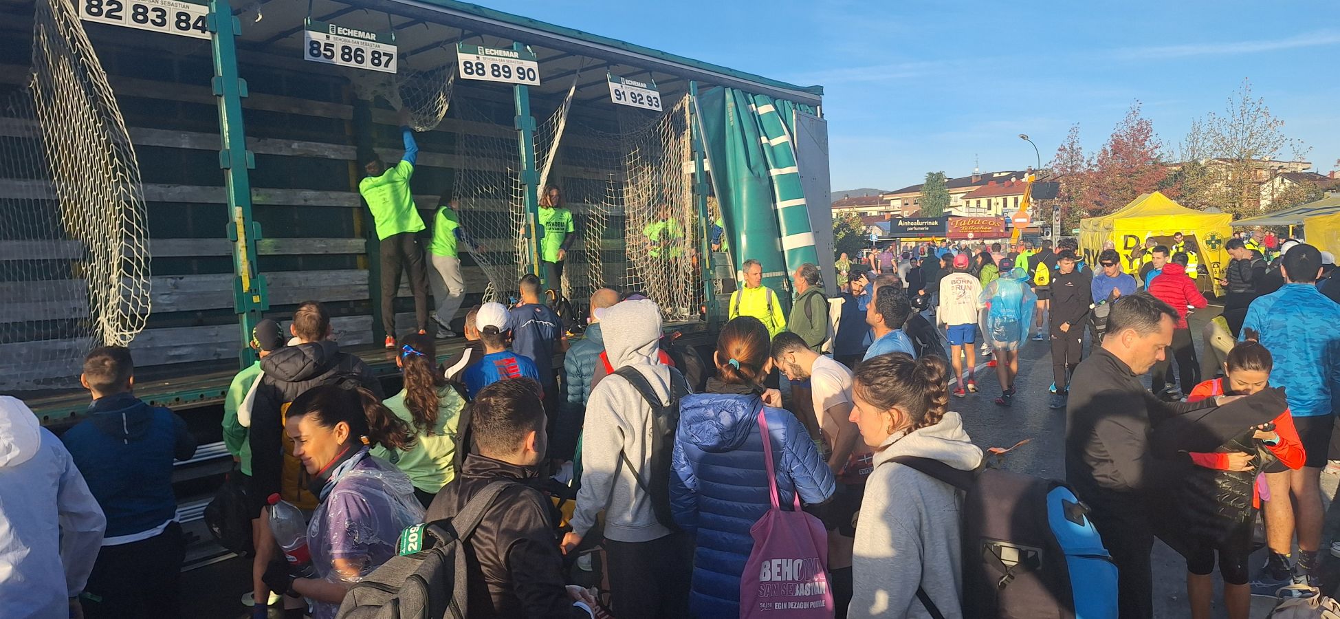 Las salida de la Behobia - San Sebastián, en imágenes