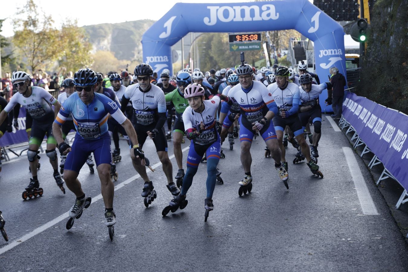 Las salida de la Behobia - San Sebastián, en imágenes