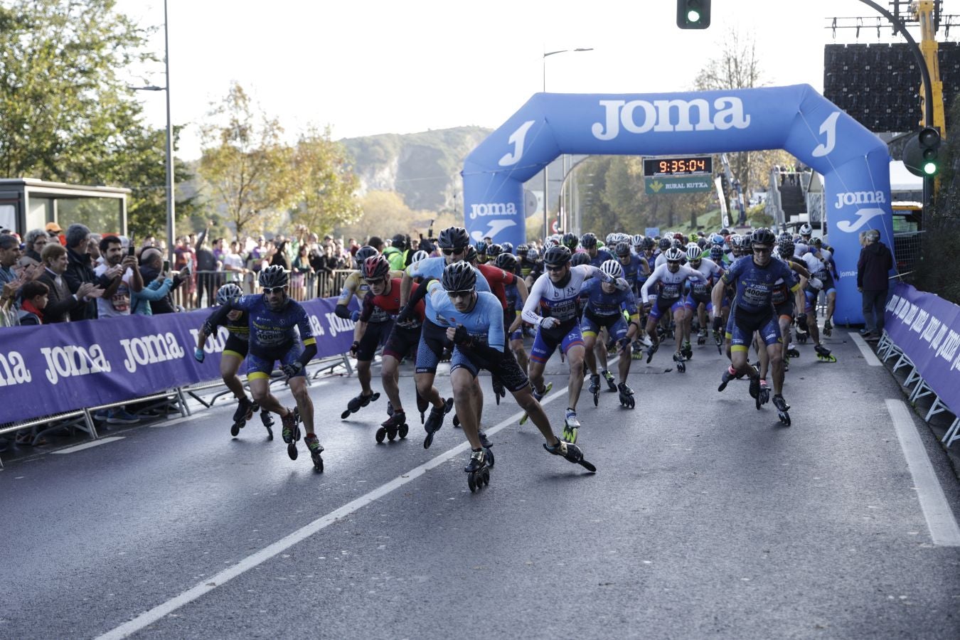 Las salida de la Behobia - San Sebastián, en imágenes
