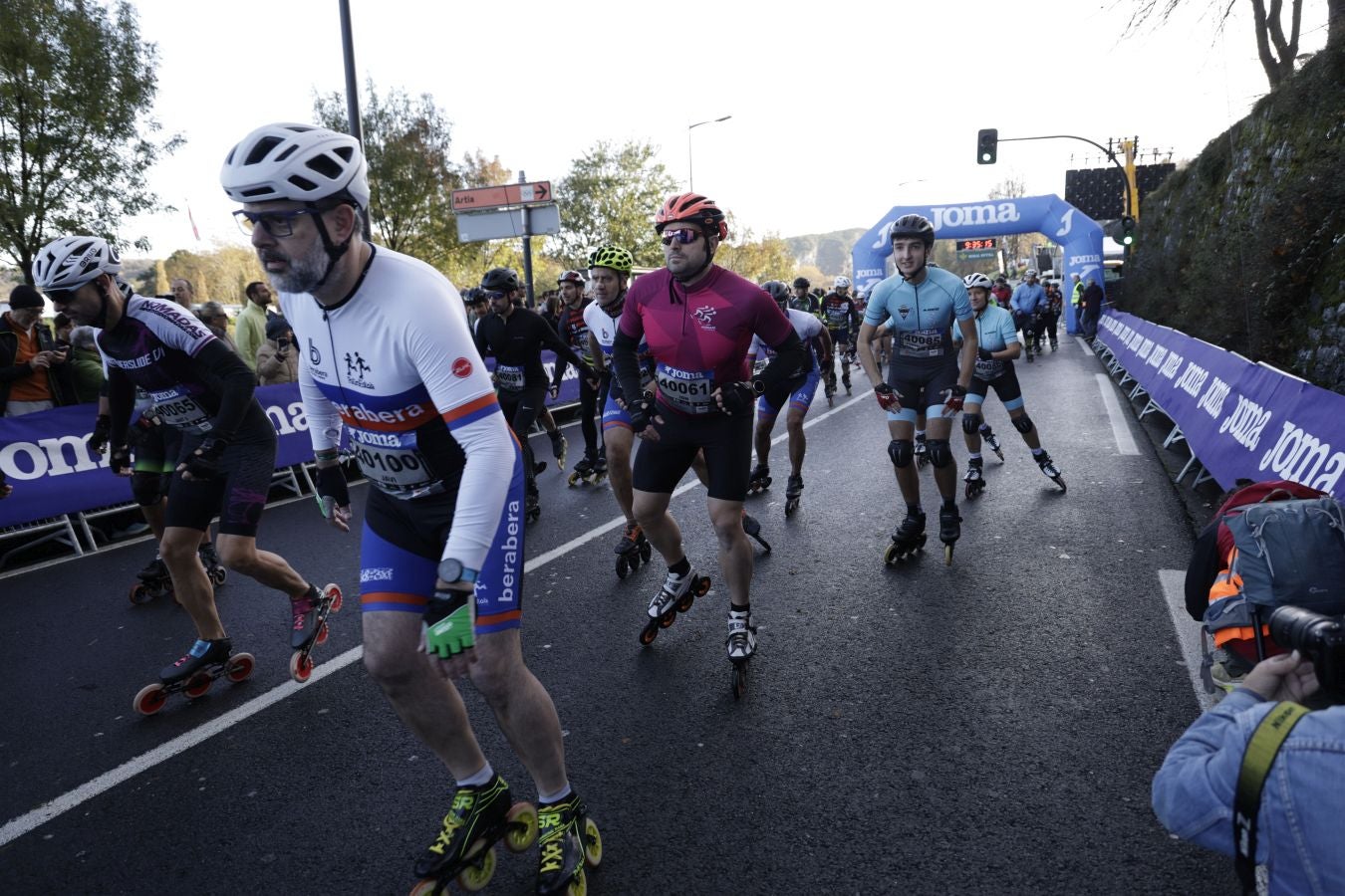Las salida de la Behobia - San Sebastián, en imágenes