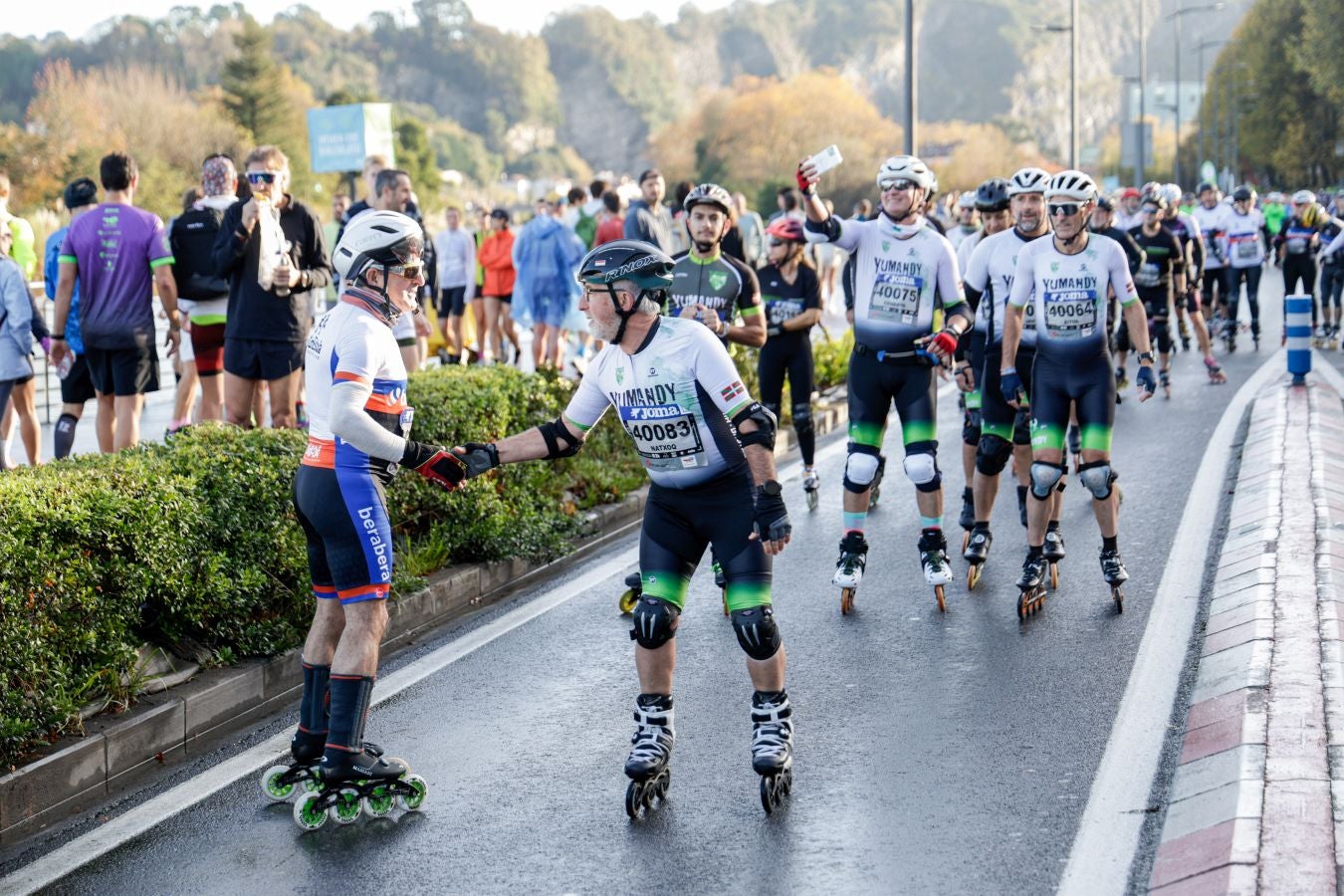 Las salida de la Behobia - San Sebastián, en imágenes