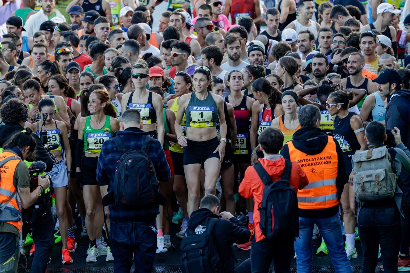 Las salida de la Behobia - San Sebastián, en imágenes