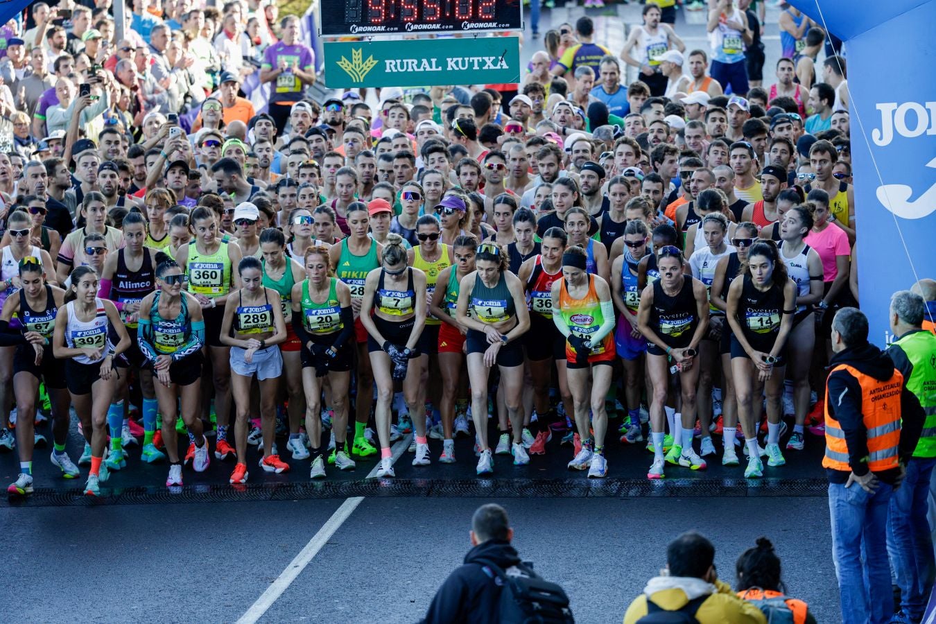 Las salida de la Behobia - San Sebastián, en imágenes