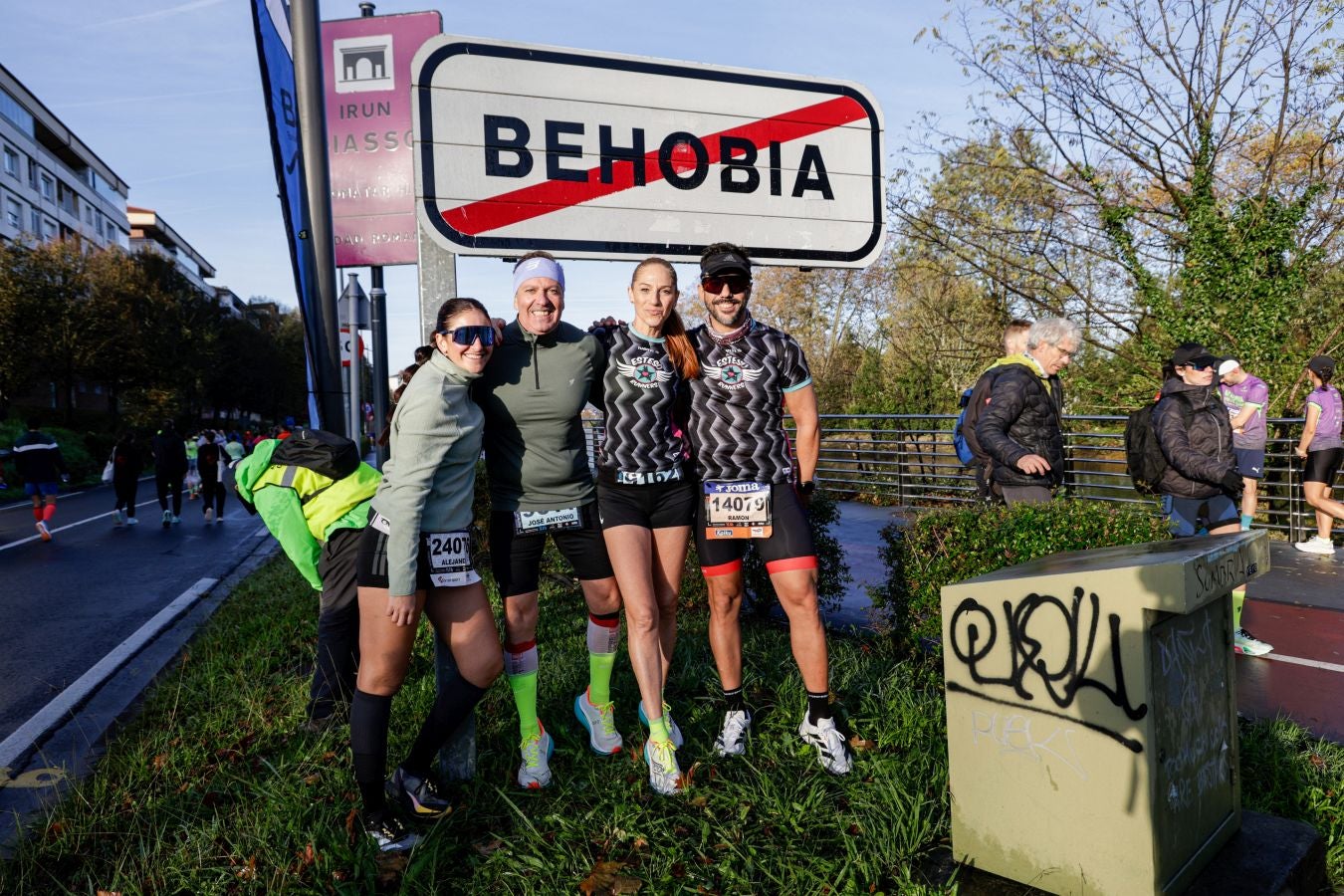 Las salida de la Behobia - San Sebastián, en imágenes