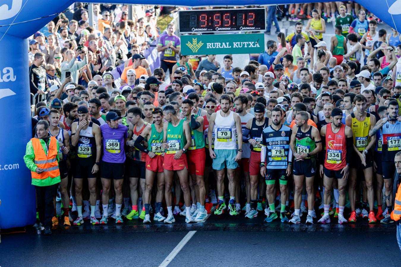 Las salida de la Behobia - San Sebastián, en imágenes