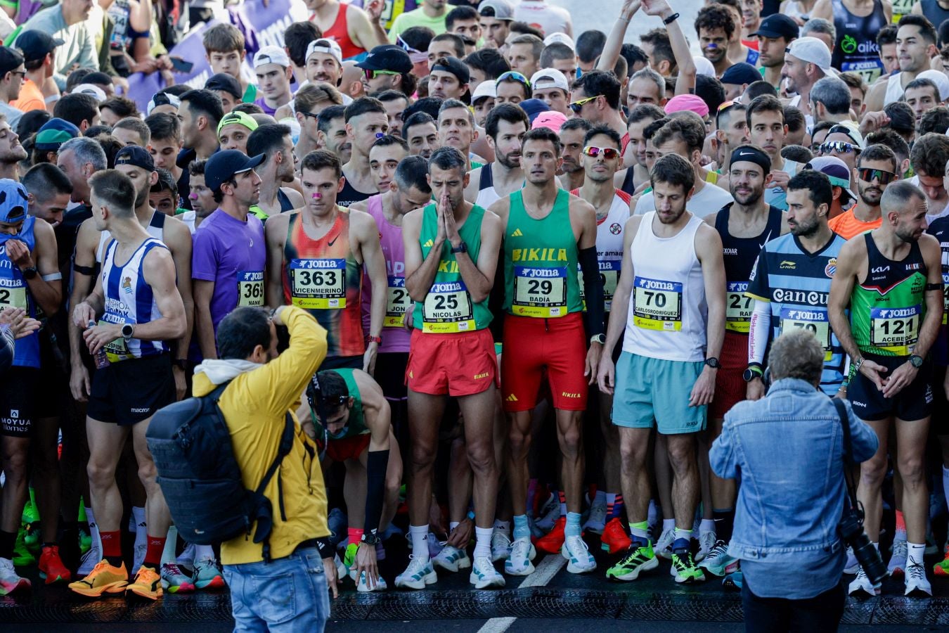 Las salida de la Behobia - San Sebastián, en imágenes