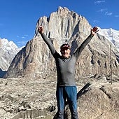 Sebastián Álvaro, durante una expedición en Pakistán.