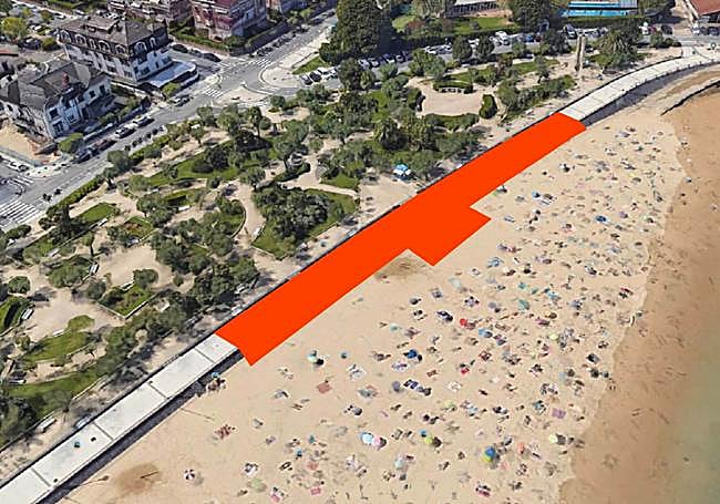 Zona que necesita rehabilitación.