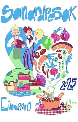 Cartel ganador de San Andrés, dentro de la sección de adultos.