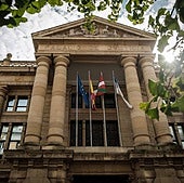 Vista exterior de la Audiencia de Gipuzkoa