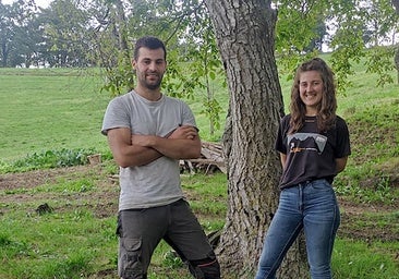 Amaia y Aimar Garmendia, dos jóvenes con raíces y vocación ganadera