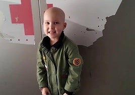 Victoria Esperanza durante el anuncio de que ya tiene donante.