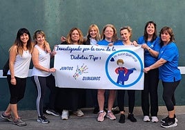 Integrantes y voluntarias de Mi Dulce Guerrero el pasado mes de marzo con motivo del zumbatón.