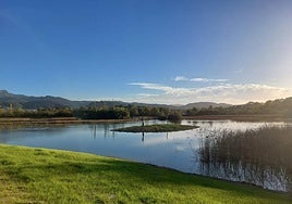 Zona de las marismas de Jaizubia, junto al restaurante Beko Errota, que luce tras la actuación llevada a cabo por la Diputación.