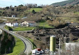 Terreno de Zaldunborda, en Gaintxurizketa, donde estaba previsto construir un megaoutlet.