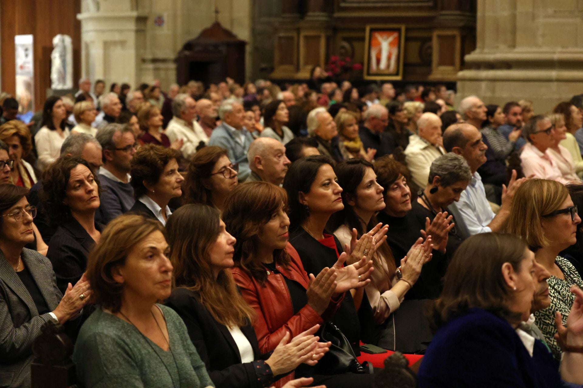La Oreja de Van Gogh se deja ver con Amaia Montero en el concierto de la Agrupación Lírica Itsaso