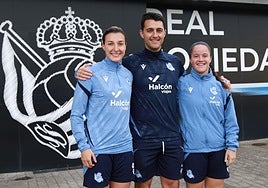 Claire Lavogez, Arturo Ruiz y Nerea Eizagirre.