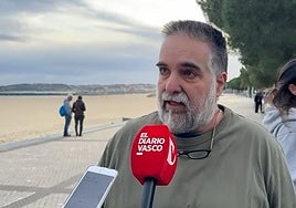 Jon González-Petit, cazador que estaba en la zona del campo de tiro en el momento en que se ha desatado el incendio.
