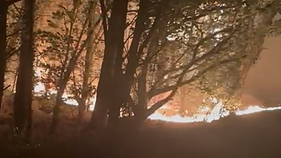 El incendio de Hondarribia, desde dentro