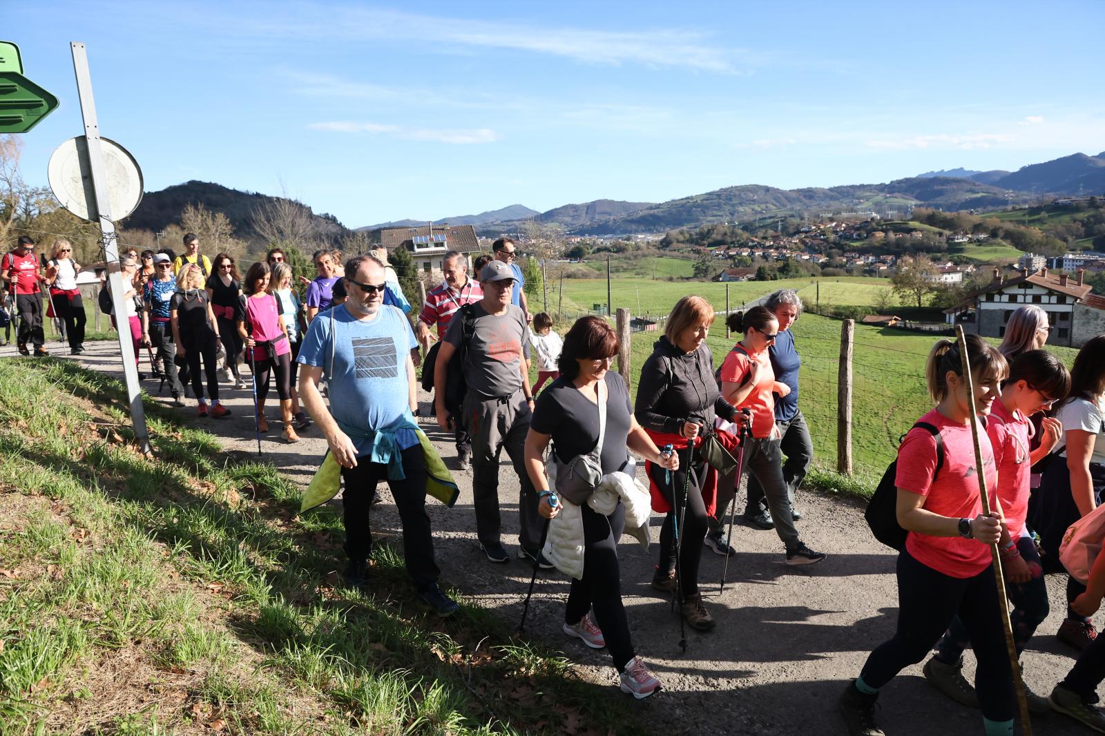 Éxito de la salida al Buruntza con Mendira