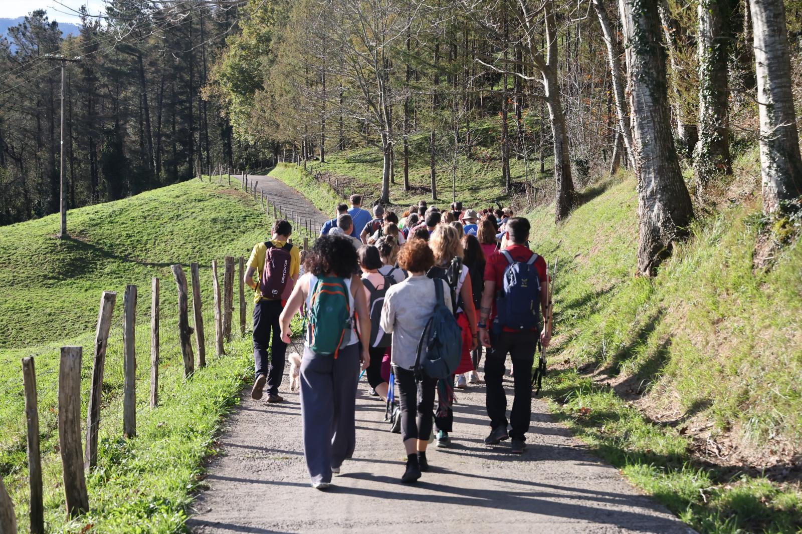 Éxito de la salida al Buruntza con Mendira
