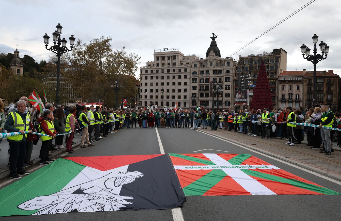 Las imágenes de las manifestaciones de Bilbao