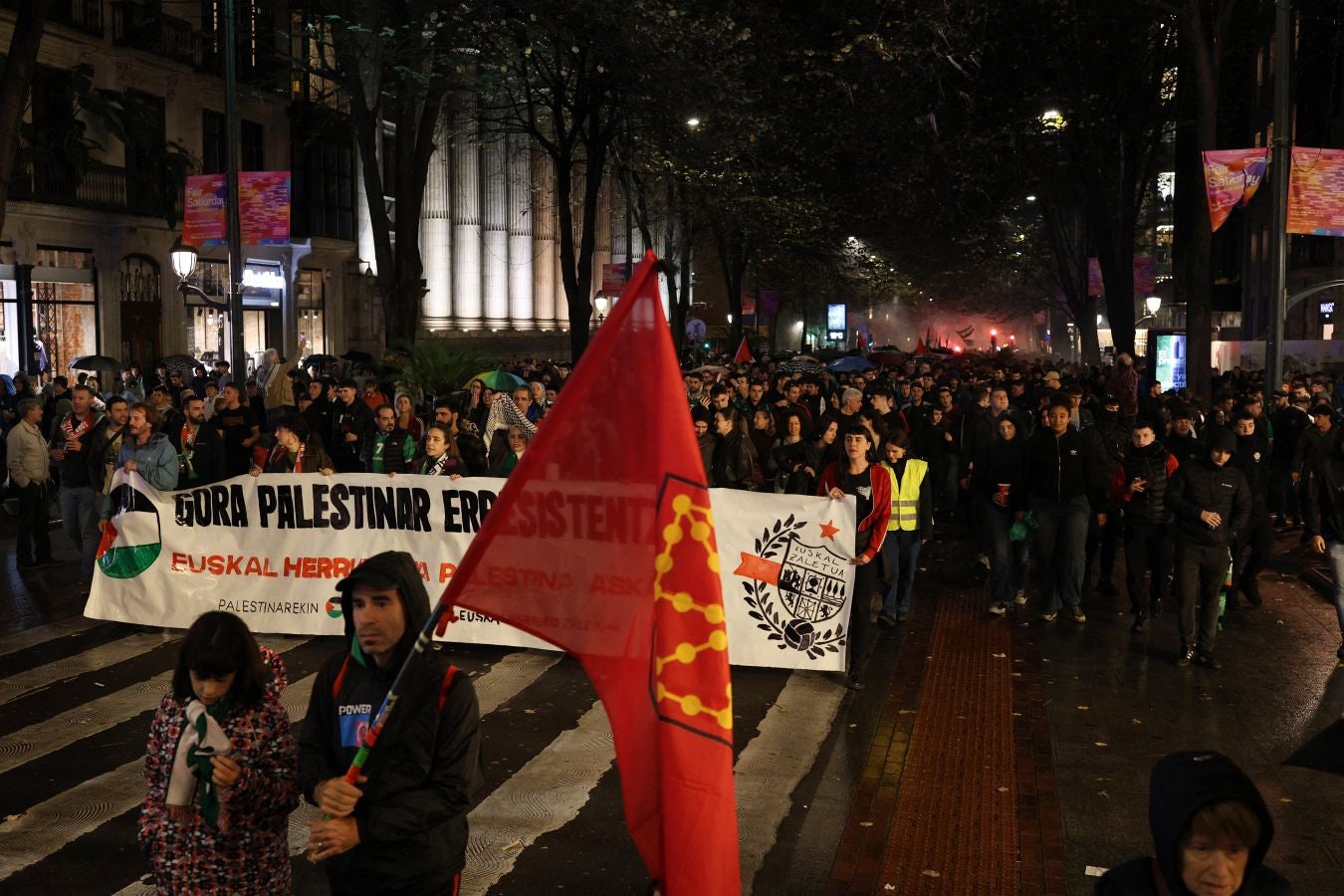 Las imágenes de las manifestaciones de Bilbao