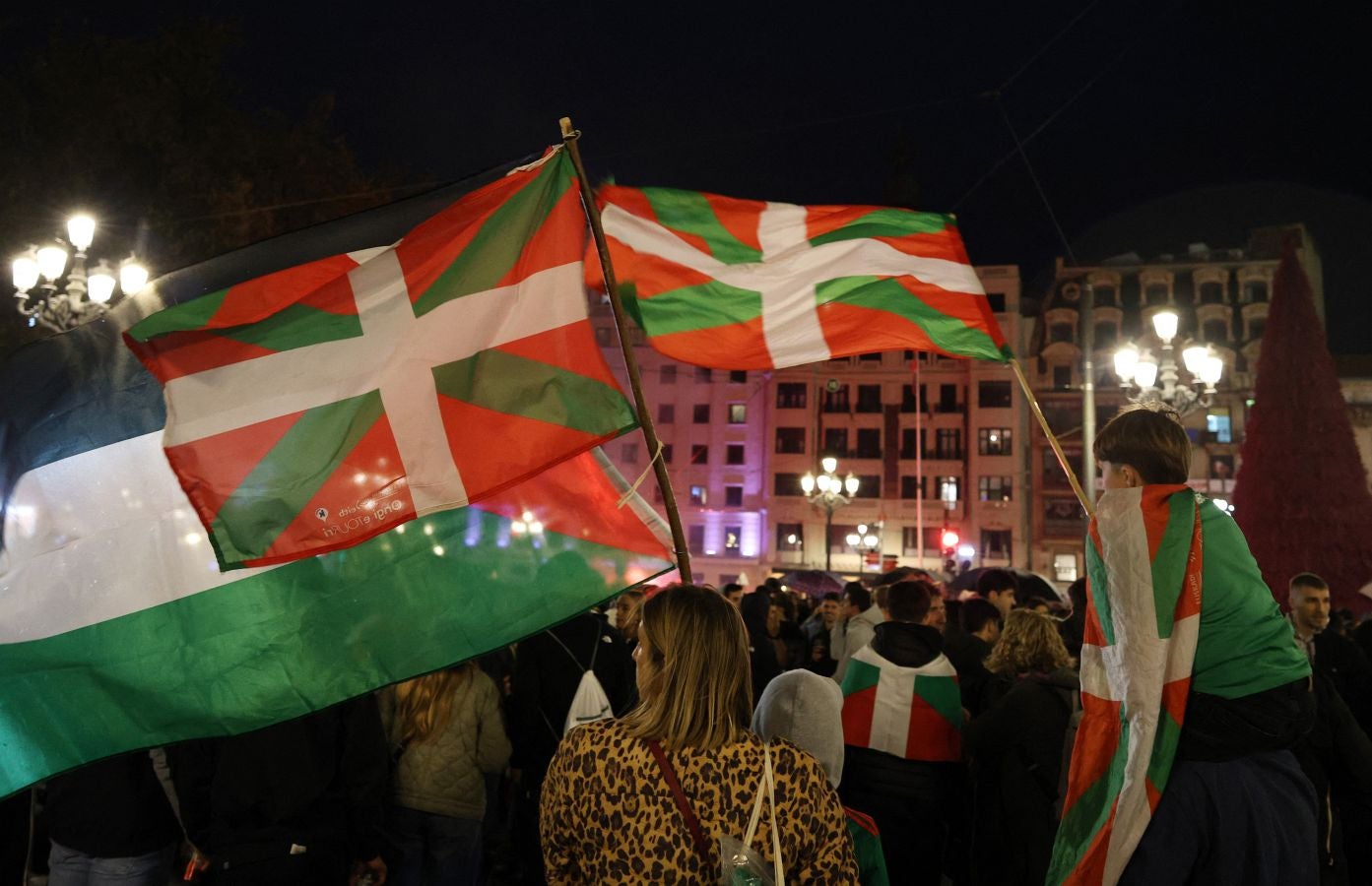 Las imágenes de las manifestaciones de Bilbao