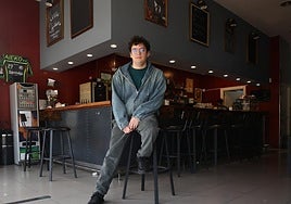 Gabriel, en sus dominios del paseo de Madalena Jauregiberri 4. Esto es Sardexka, en Loiola.