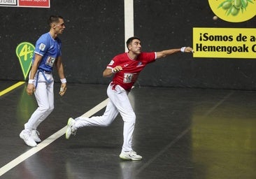 Fotos de la final del Cuatro y Medio: Etxeberria y Zabala