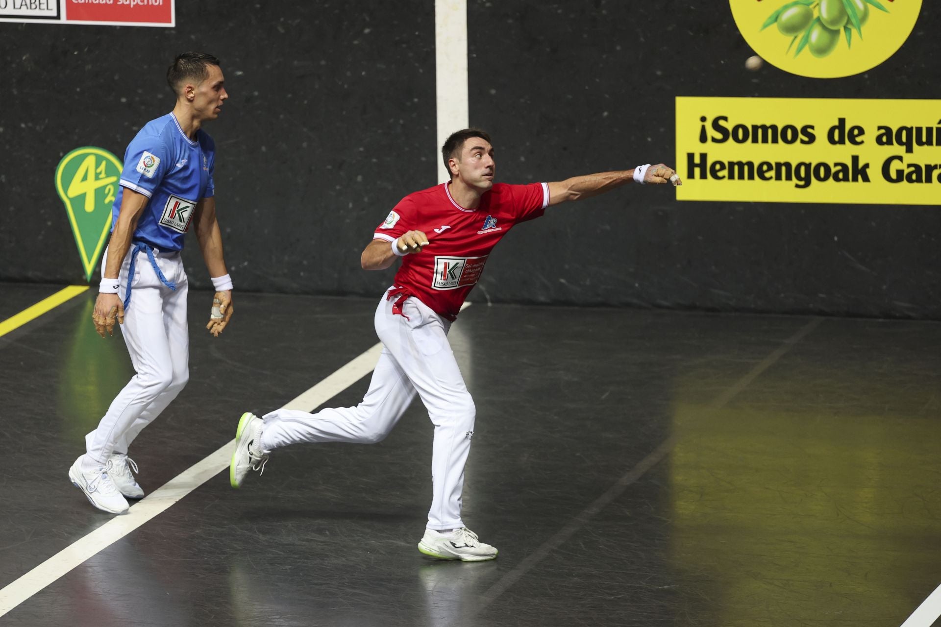 Fotos de la final del Cuatro y Medio: Etxeberria y Zabala