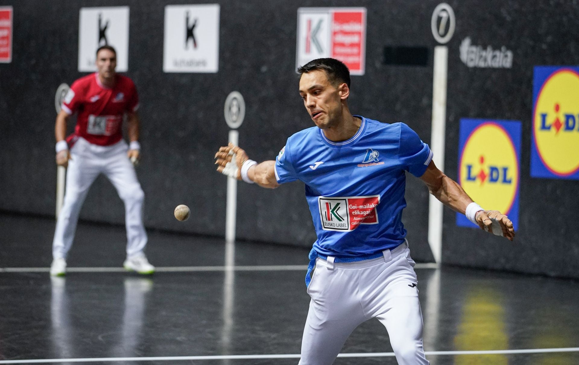 Fotos de la final del Cuatro y Medio: Etxeberria y Zabala