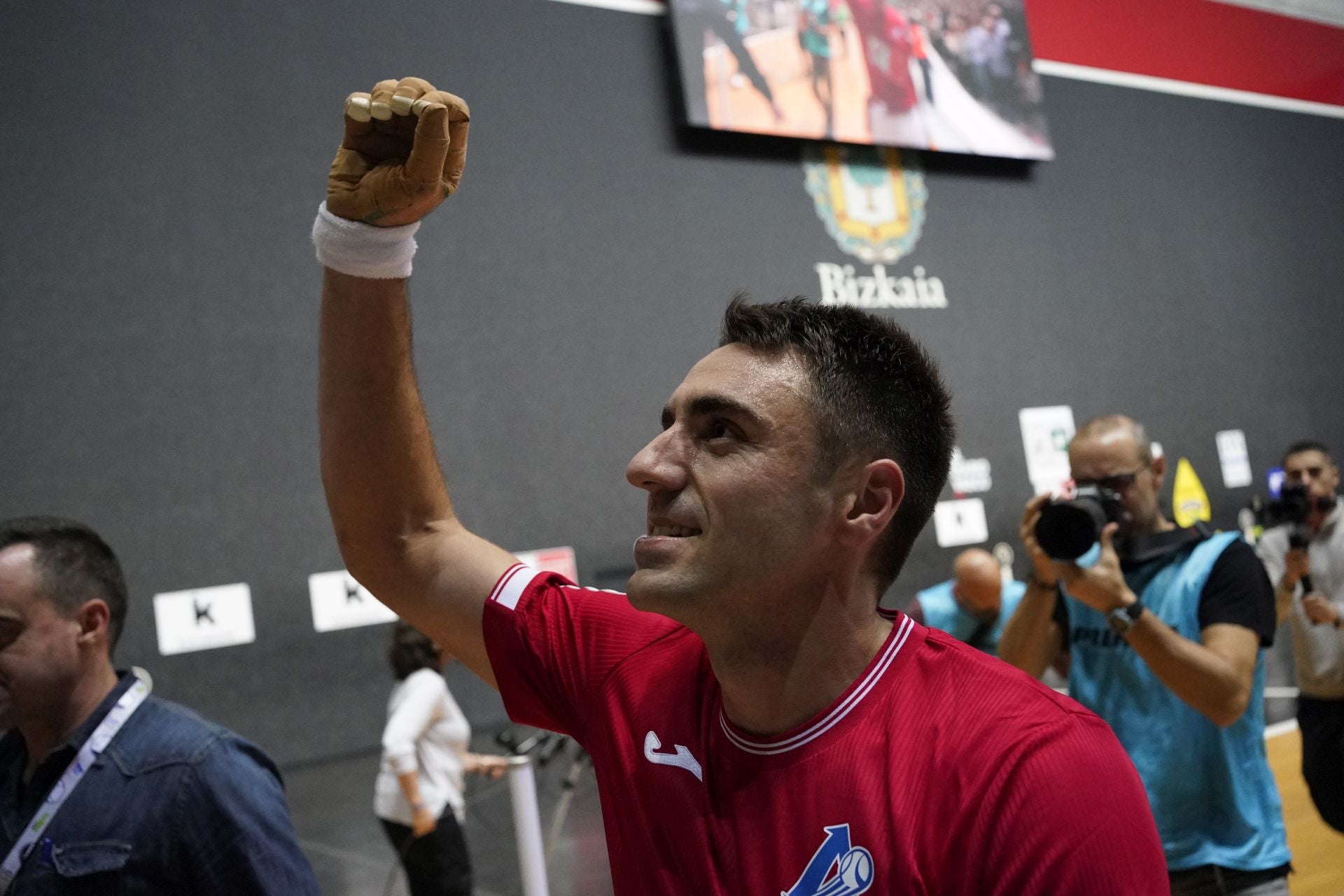 Fotos de la final del Cuatro y Medio: Etxeberria y Zabala