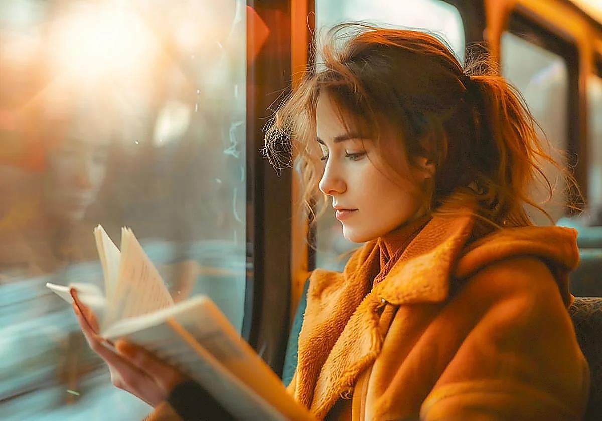 Trenean irakurtzen. Eguneroko bat
