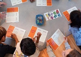 Algunas de las niñas y niños que forman parte del Consejo de la Infancia de Arrasate.