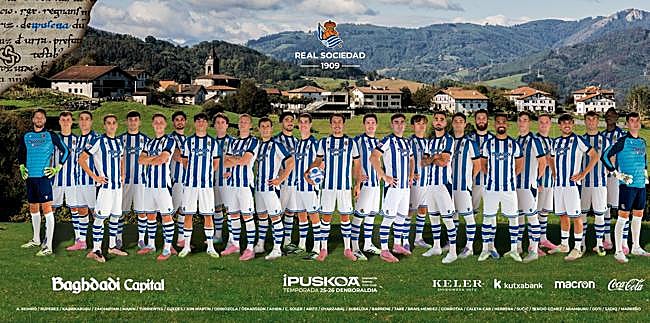 Póster del equipo masculino.