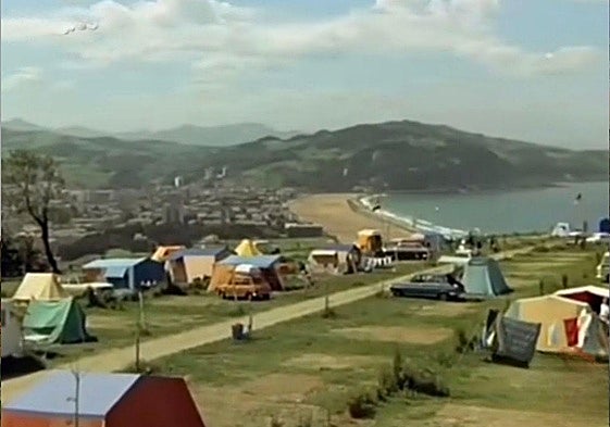 Así era uno de los campings más famosos de Gipuzkoa hace 50 años: «Una maravilla antes y ahora»