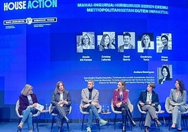 Laborda compartió coloquio con alcaldes de otras ciudades afectadas por sus respectivas capitales.