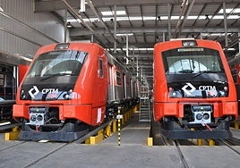 Modelos de trenes que circulan por Sao Paulo.