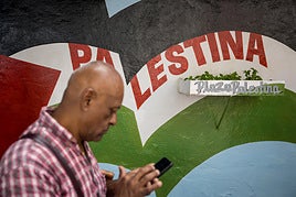 El frontón Galarreta se suma a las movilizaciones en todo el mundo en contra del genocidio.