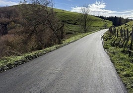 El camino que ha sido renovado recientemente.