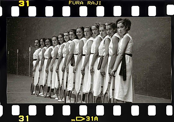 Eibarko raketistak Donostian 1938 urtean. XX. mendeko lehen erdian ospe handia izan zuten.